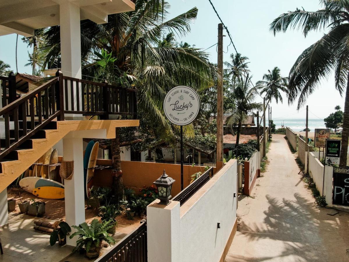 Lucky'S Surf Camp Bed & Breakfast Weligama Dış mekan fotoğraf
