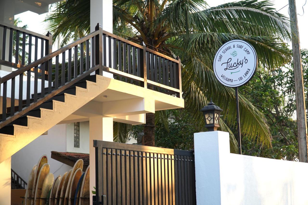 Lucky'S Surf Camp Bed & Breakfast Weligama Dış mekan fotoğraf